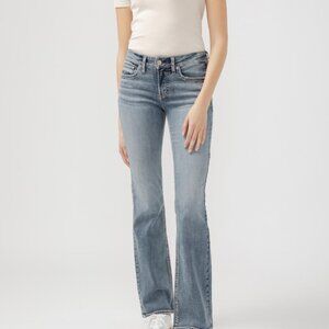 Suki Mid Rise Slim Bootcut Jeans